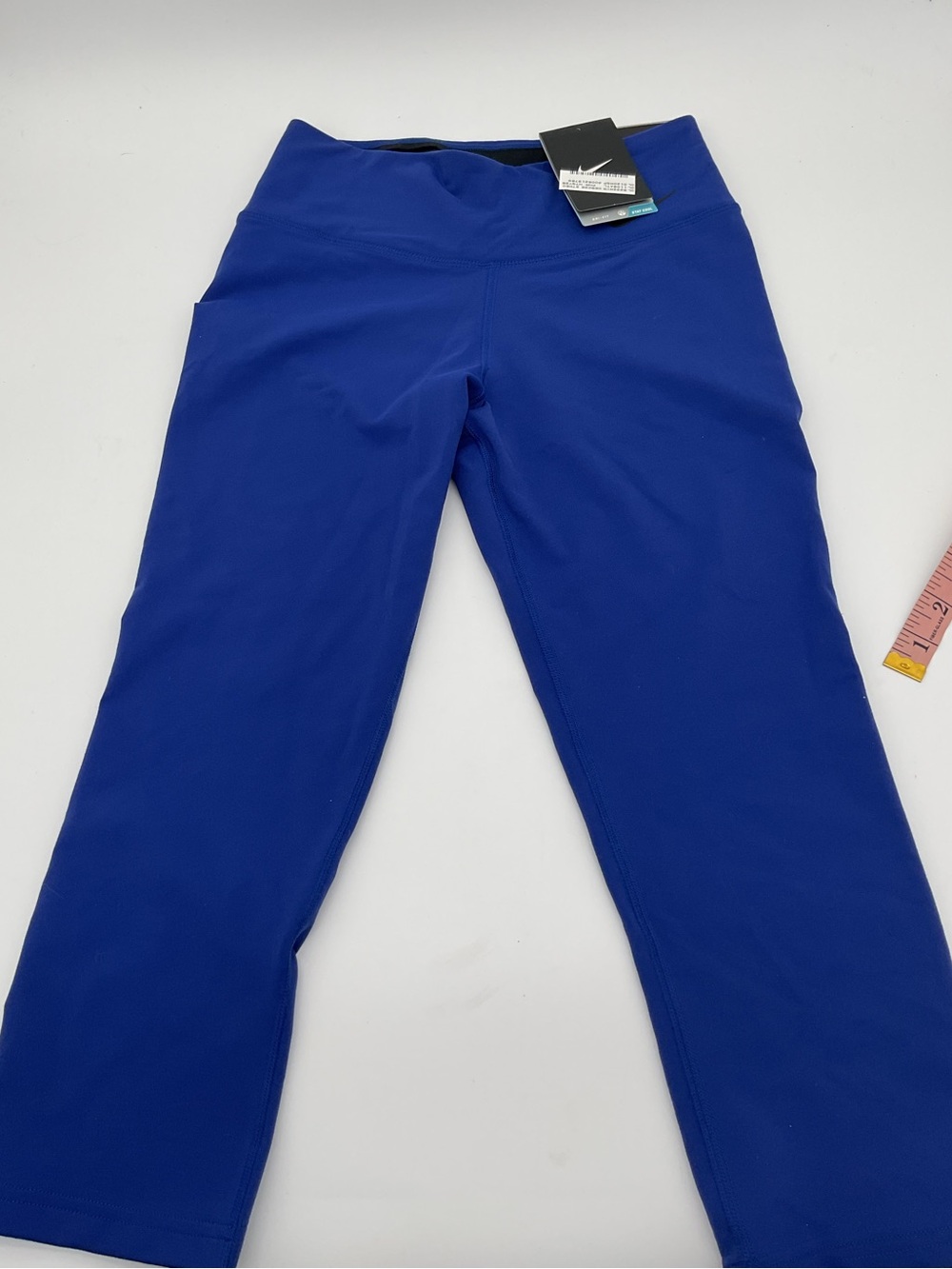NWT Nike Dri Fit Tight Fit Blue Performance Leggings